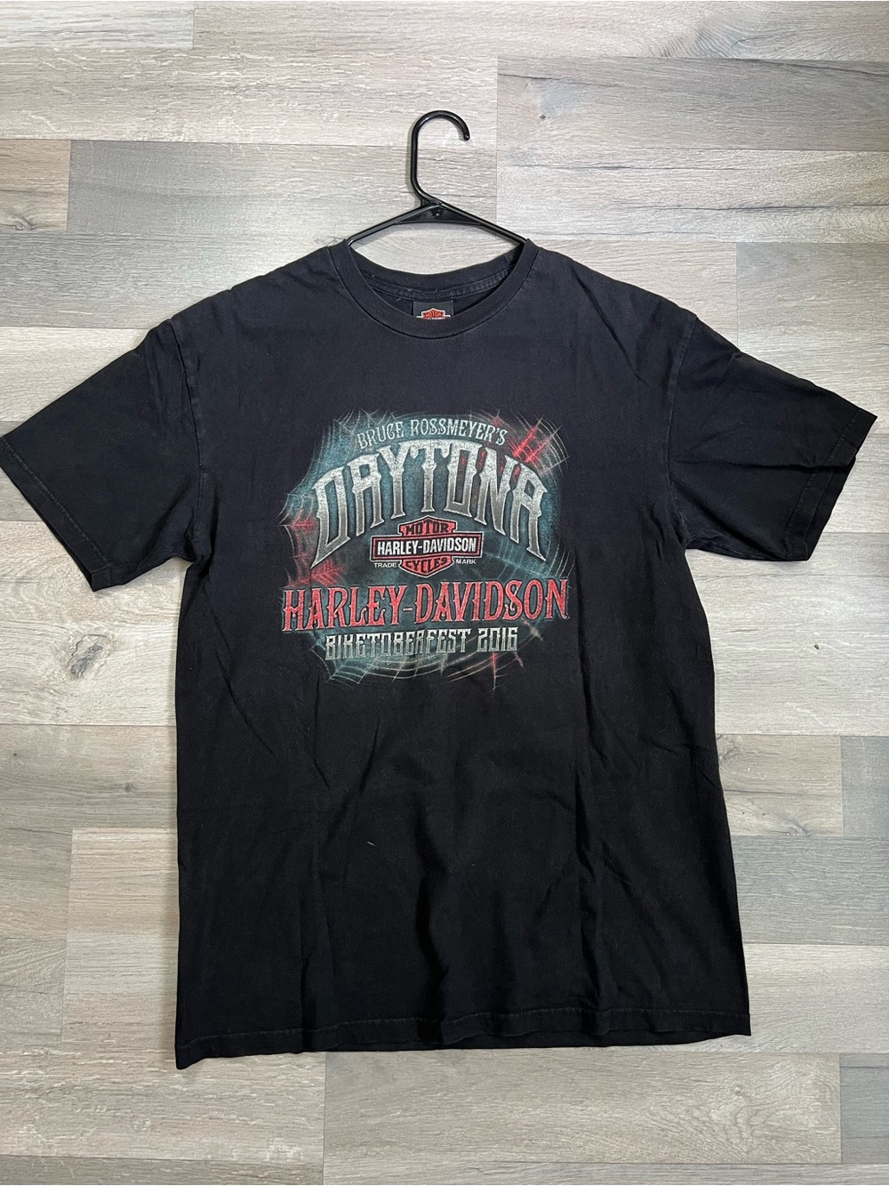 Harley-Davidson Shirt Men’s Size L Biketorberfest 2016 Daytona Sugar Skull T